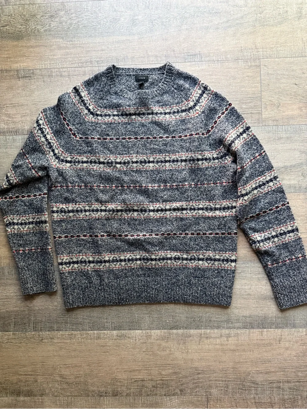 J.Crew 100% Lambswool Fair Isle Nordic Sweater | L NWOT